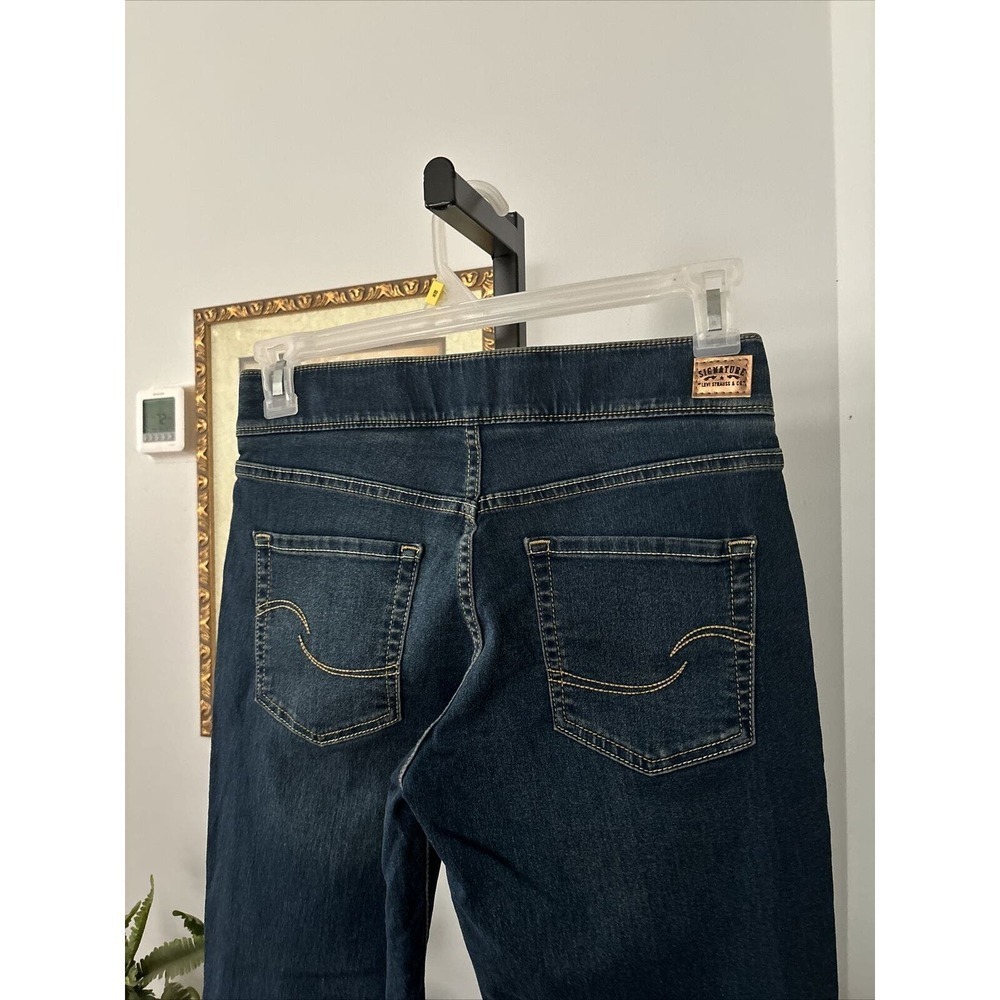 Levi Strauss Signature Gold Jeans Womens W28 x L30 Mid Rise Straight Stretch - Picture 4 of 12